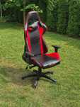 Fotel gamingowy Elite czarno czerwony
