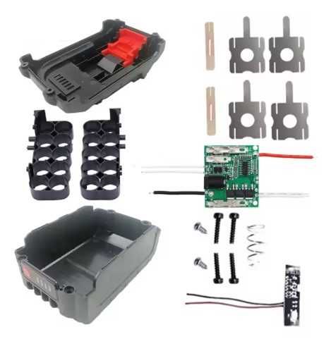 Кейс под аккумулятор для шуруповерта 18 21 v Makita 18650х10 BMS
