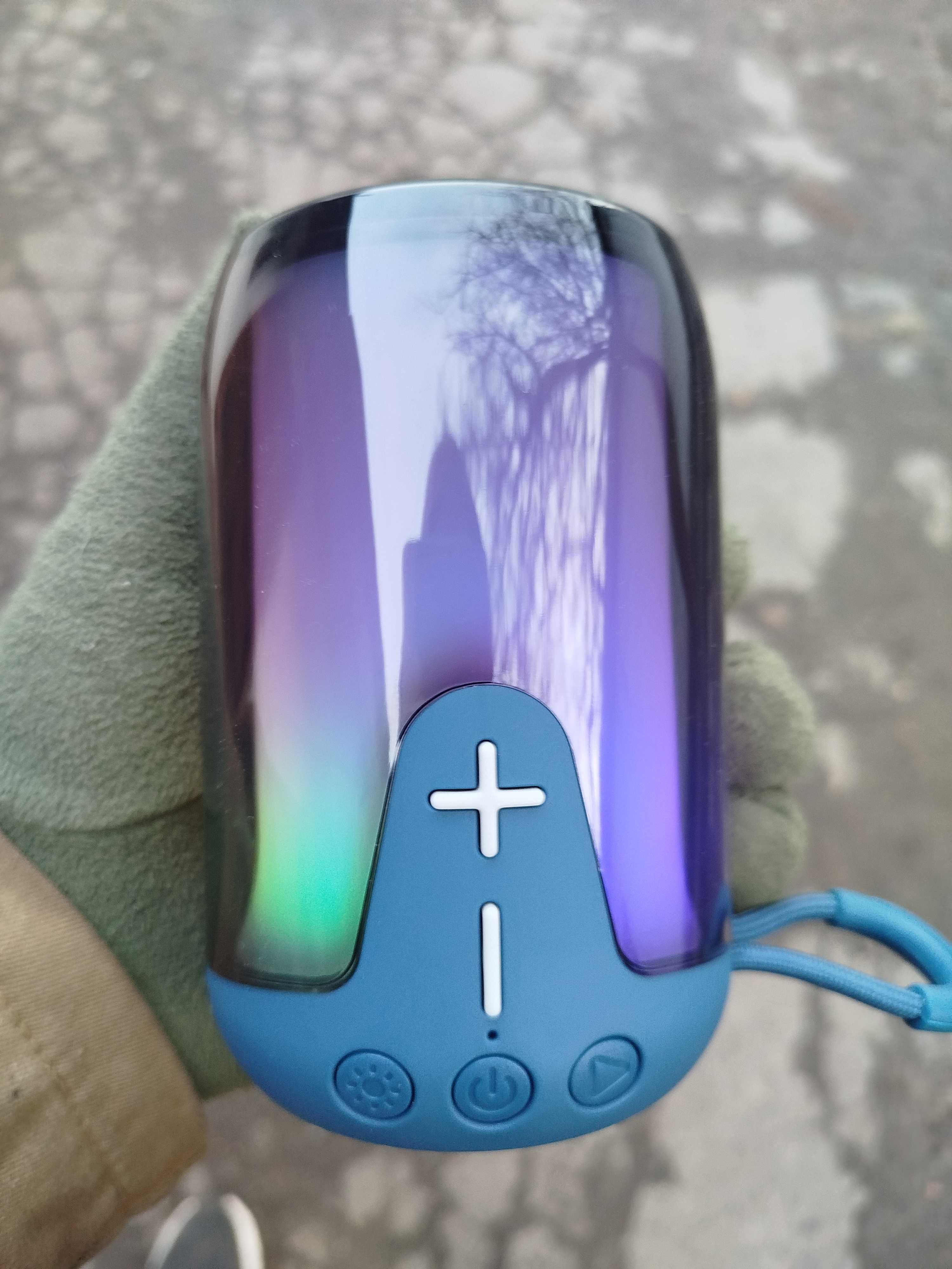 Новая мощная портативная Bluetooth колонка T&G с цветовой подсветкой