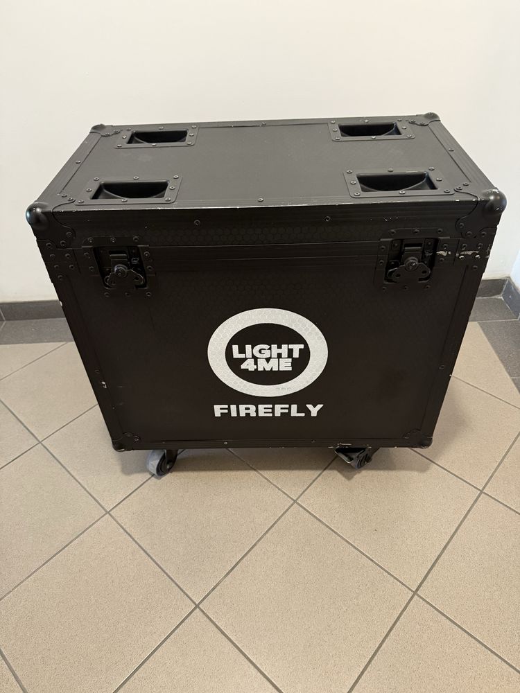 2 szt - LIGHT4ME FIREFLY 230B GŁOWICA RUCHOMA BEAM 7R w case czarnym