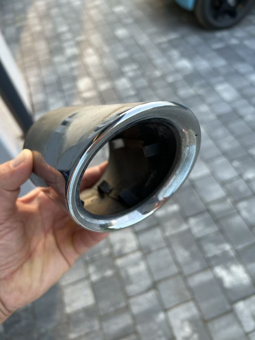 Końcówki wydechu BMW G21 srebrne 2 sztuki