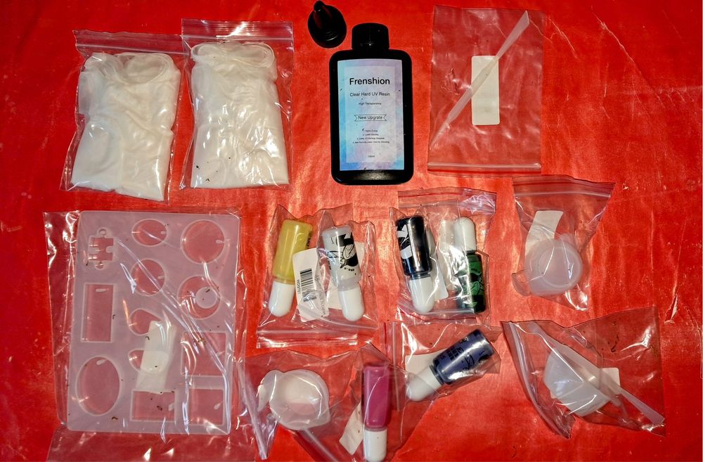 Kit Completo de Artesanato com Resina UV
