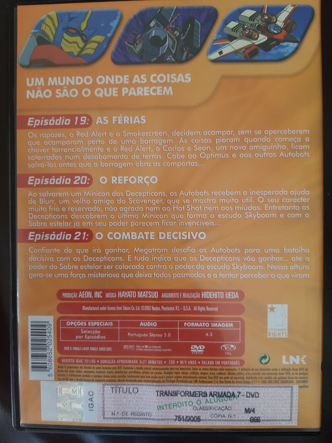 DVDs 1 = 2€ 3 = 5€