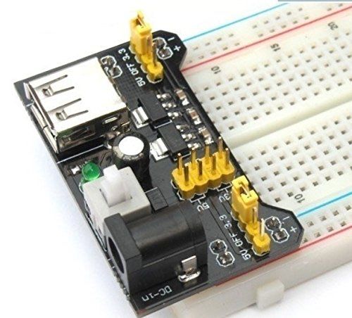 Módulo alimentação breadbord (vários componenteeletrónicos e arduino)