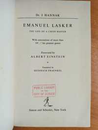 EMANUEL LASKER Życie szachowego mistrza Hannak 1952 Einstein SZACHY