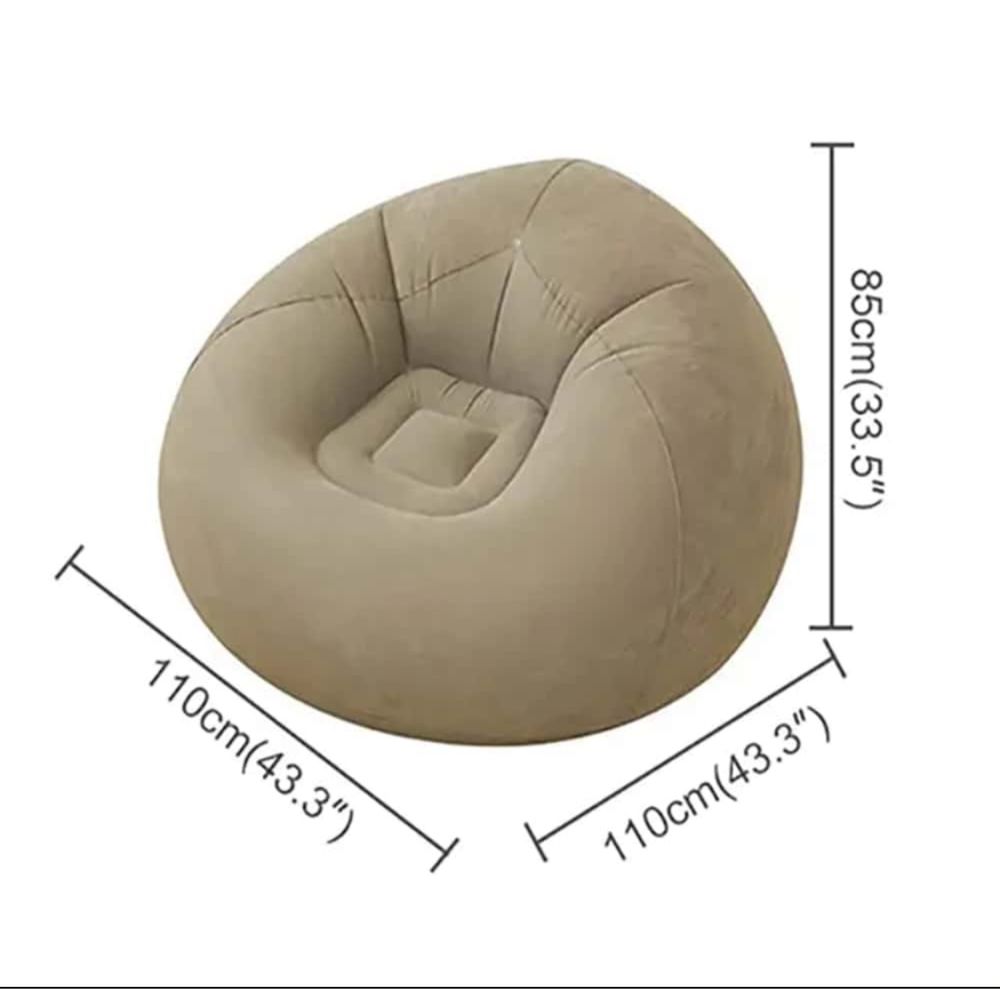 Sofá Inflável - Conforto Prárico para interior e Exterior