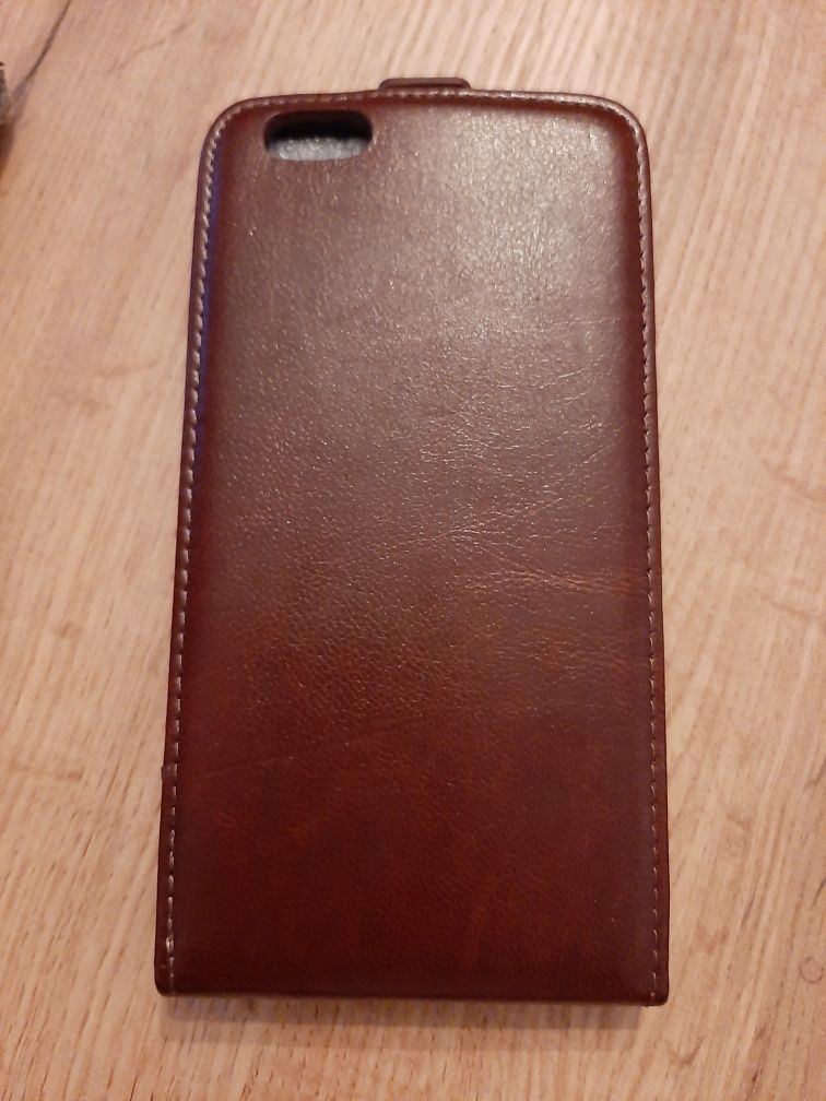 Etui skórzane CASE brązowe Iphone 6 / 6S Plus