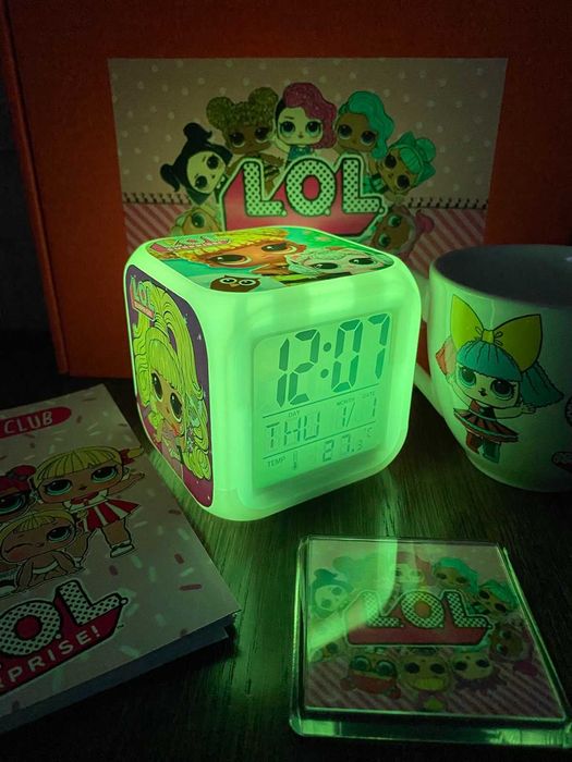 Набор Lol ЛОЛ  подарок часы хамелеон  ЛОЛ