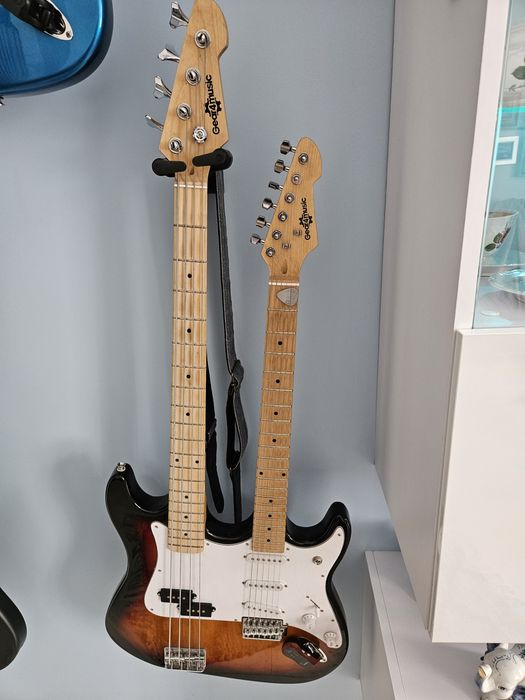 Gitara dwugryfowa + wzmacniacz