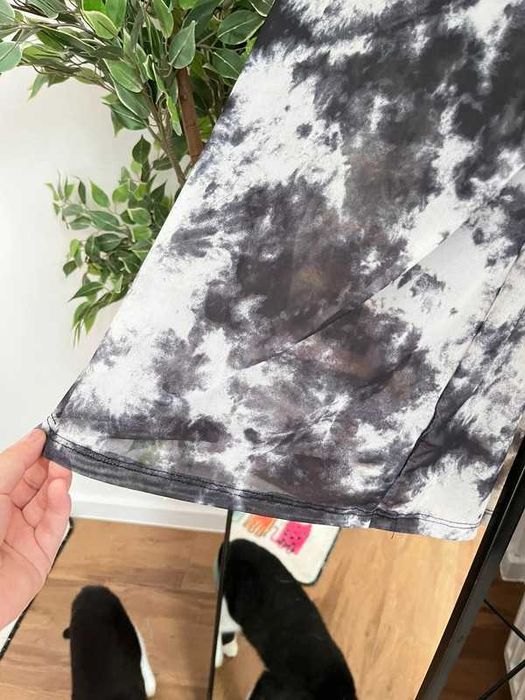 New Look bluzka koszulka mgiełka prześwitująca 36 S