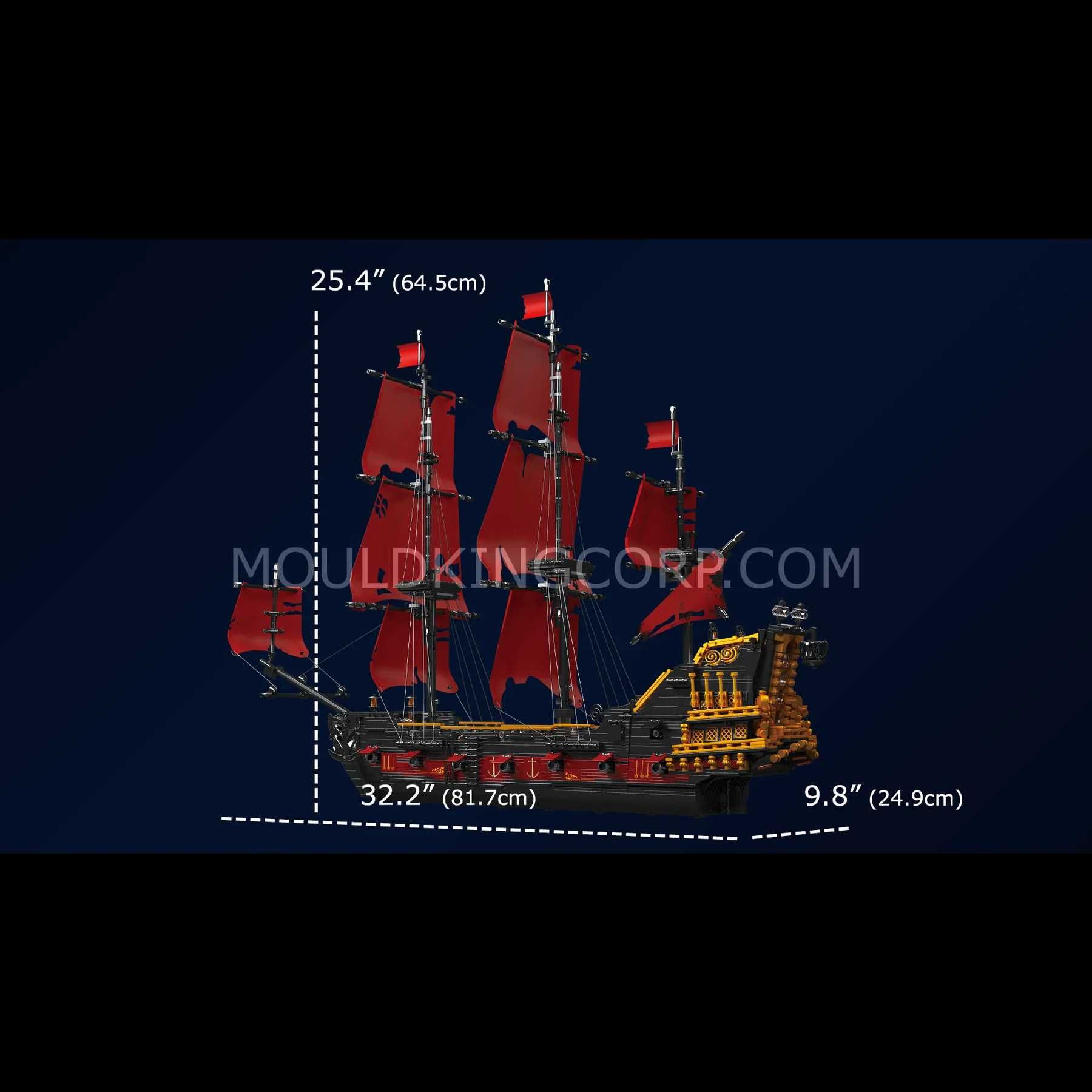 LEGO QUEEN ANNE'S REVENGE PIRATAS DAS CARAIBAS MOULDKING ORIGINAL