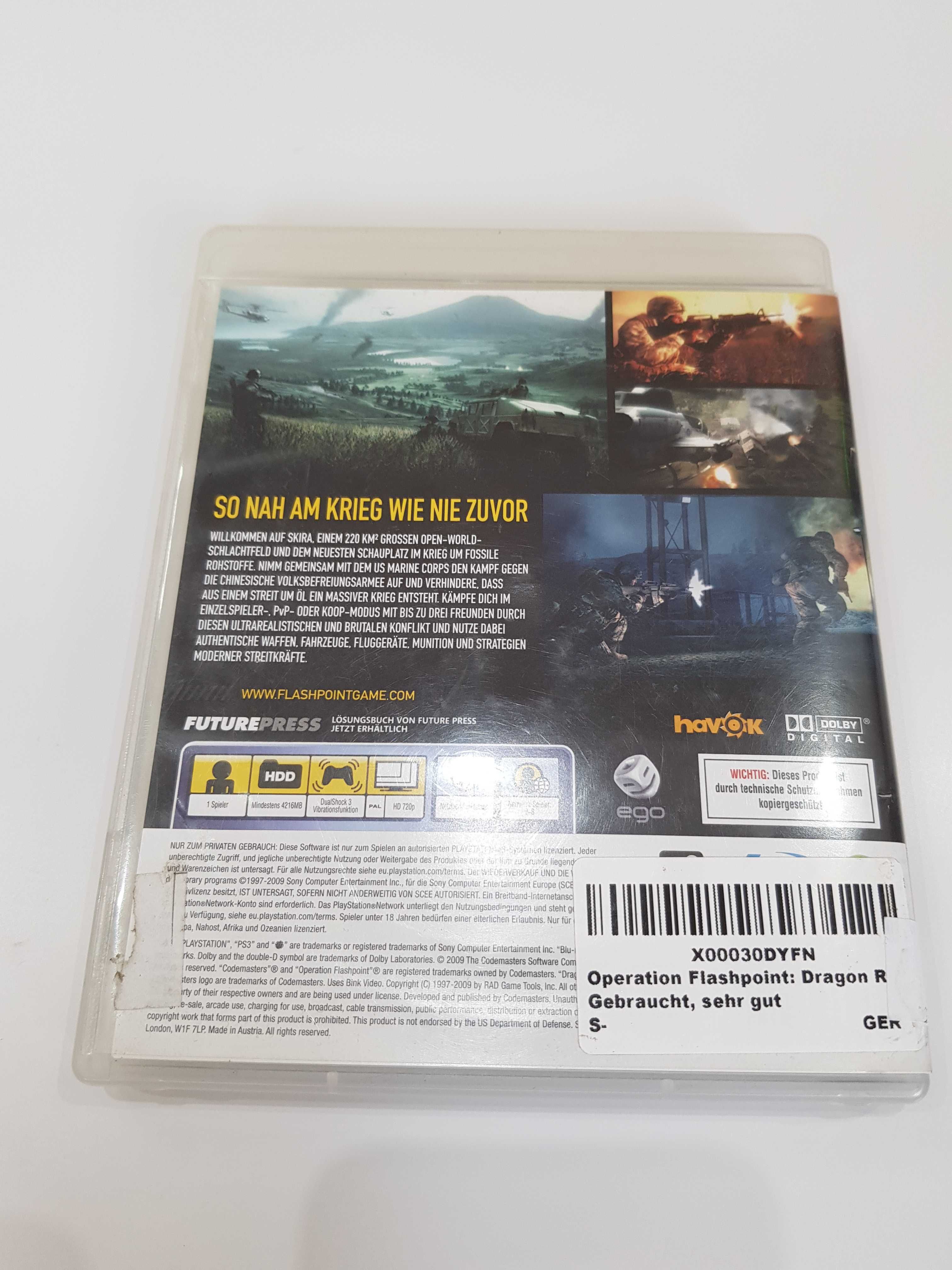 Operation Flashpoint Dragon Rising PS3 Sklep Iława