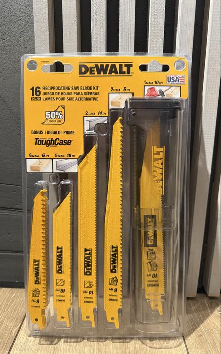 Dewalt DW4899 набір шабельних полотен 16 шт  USA