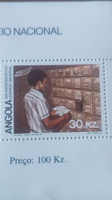 Selos Angola  185 aniversário