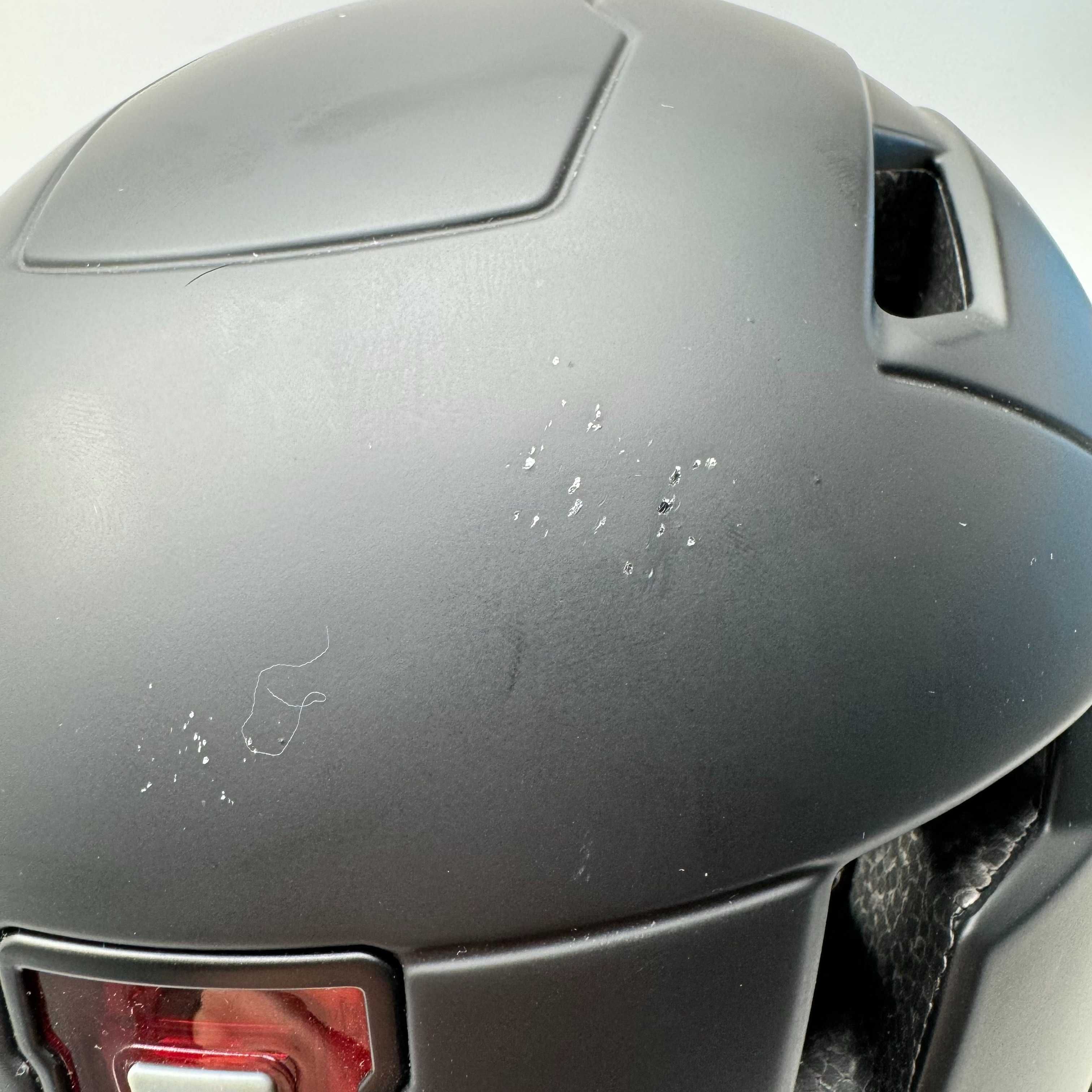 ILM Kask rowerowy dla dorosłych z ładowanym przez USB LED z  światłem