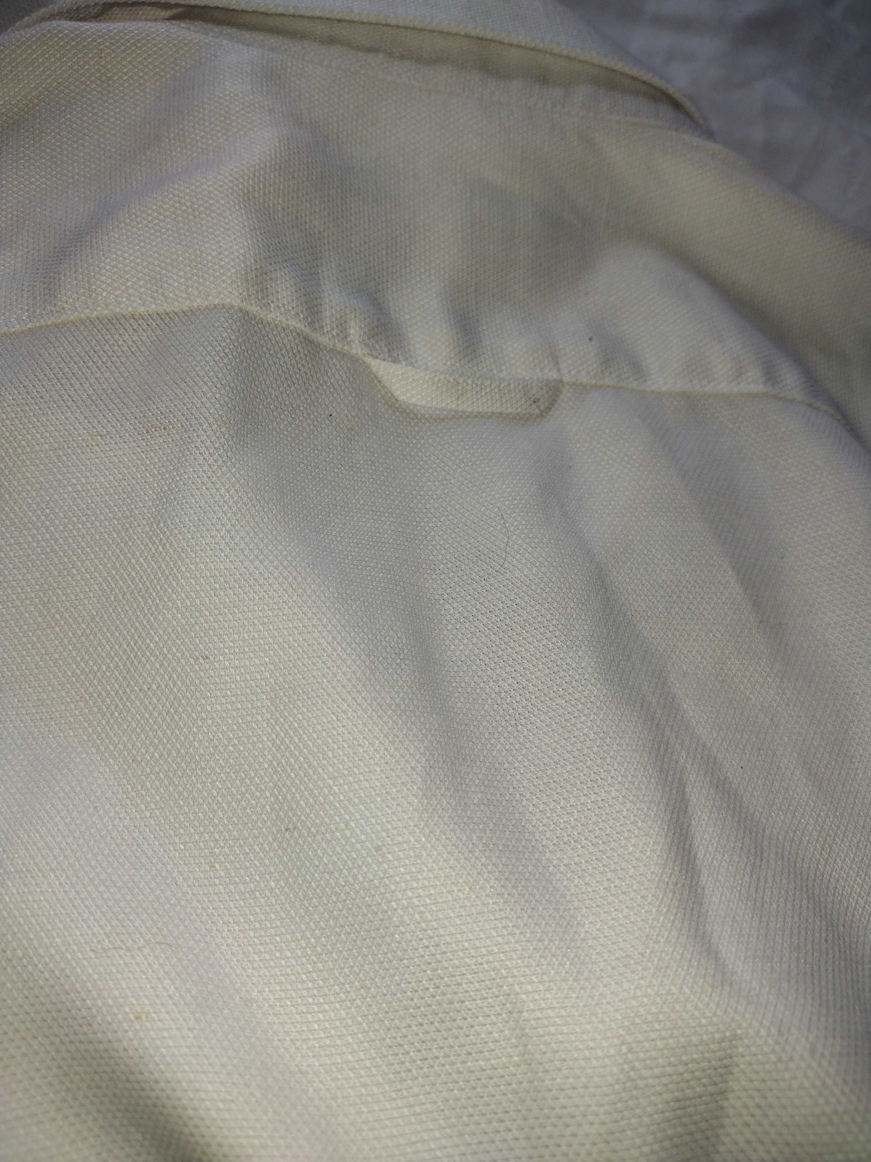 biała męska koszula linen blend