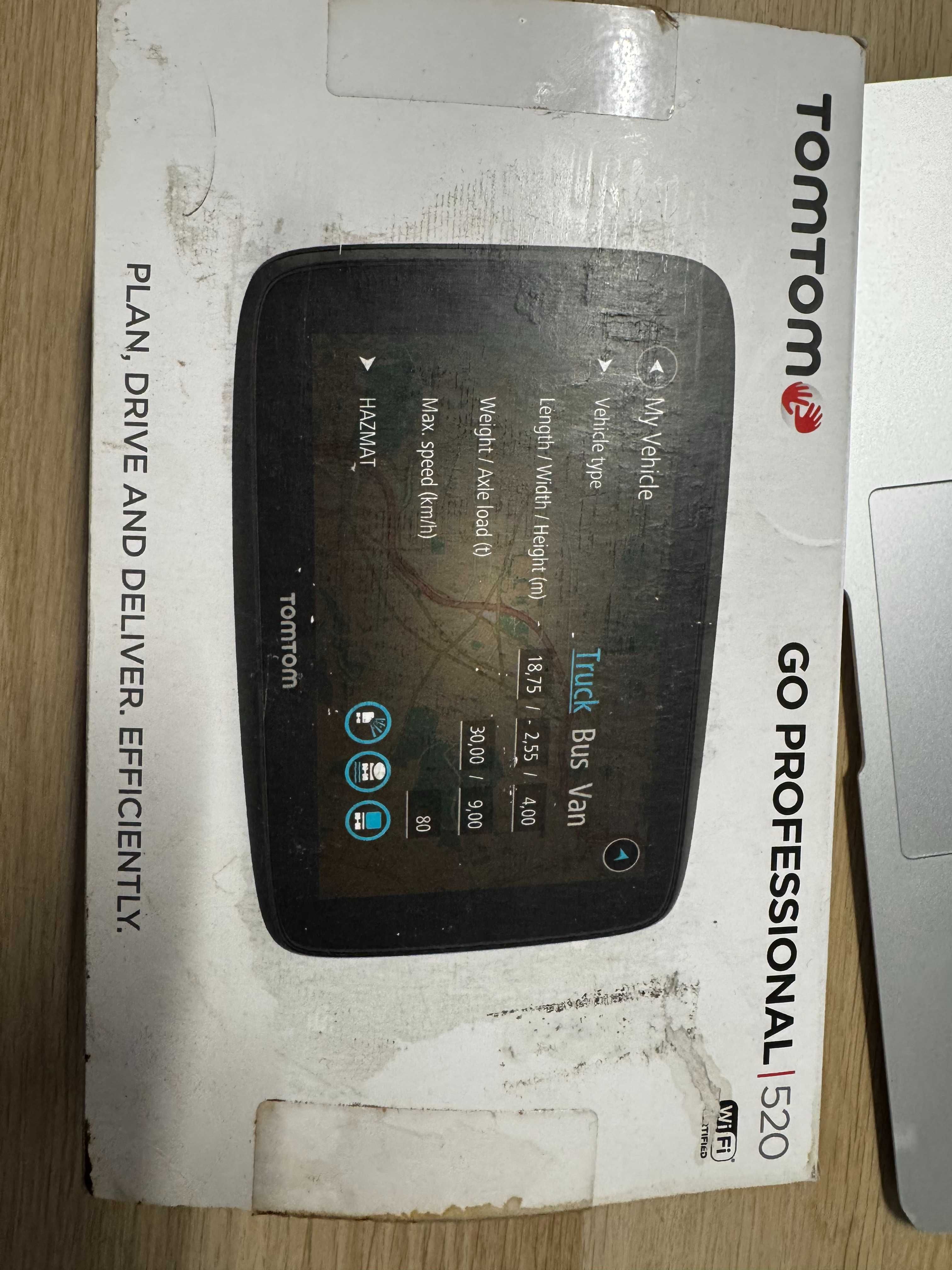 Tomtom GOprofesinal 520 Gwaracja/Ubezpieczenie do 15.06.2028r.