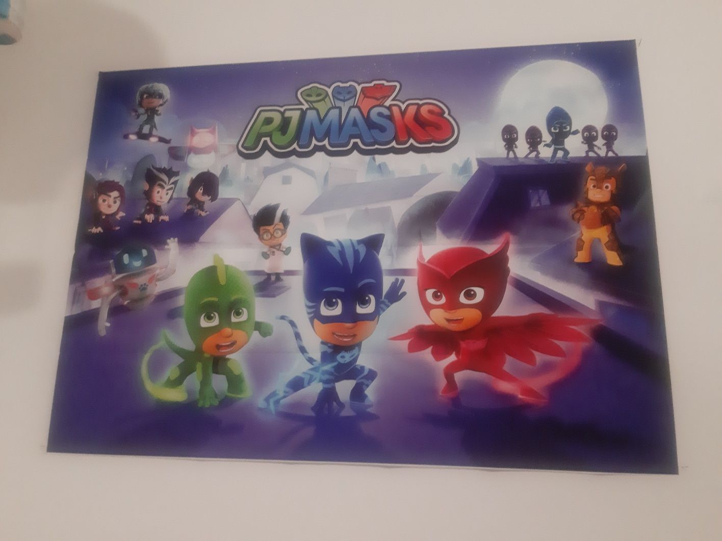 Tela vinil PJ Masks 125×90 cm