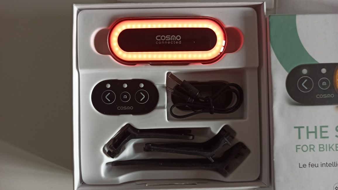 Cosmo Ride lapka na rower z kierunkowskazami nowa nieużywana