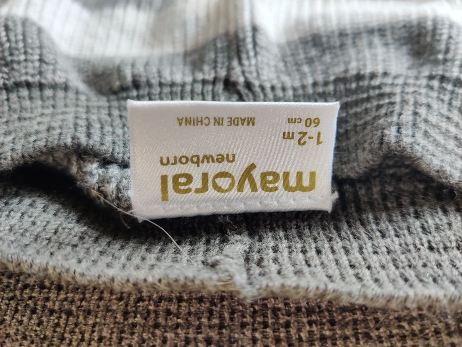 Conjunto bebé Mayoral novo, 1-2 meses, 60cm