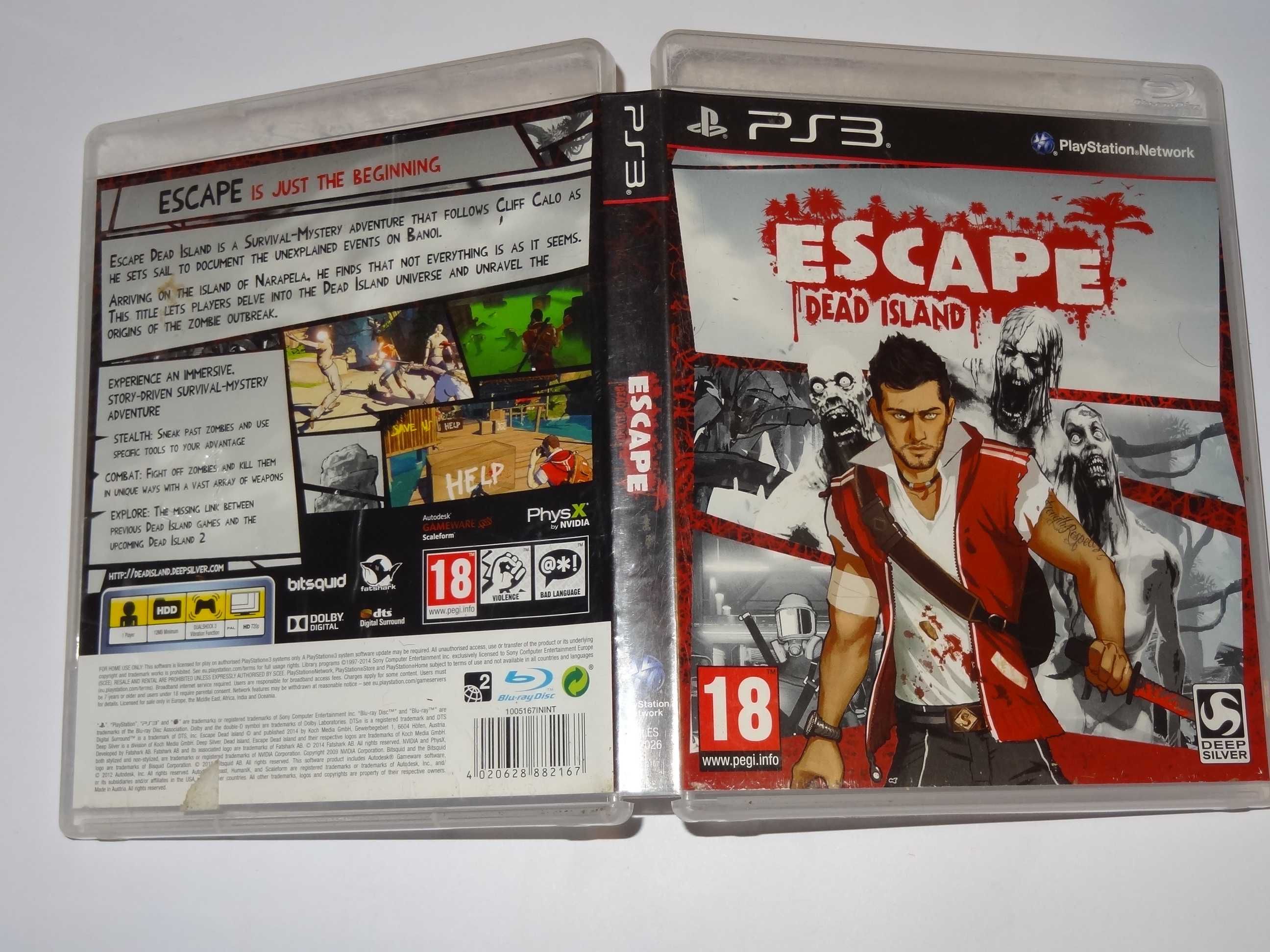 + Escape Dead Island + gra na PS3, gry Playstation 18+