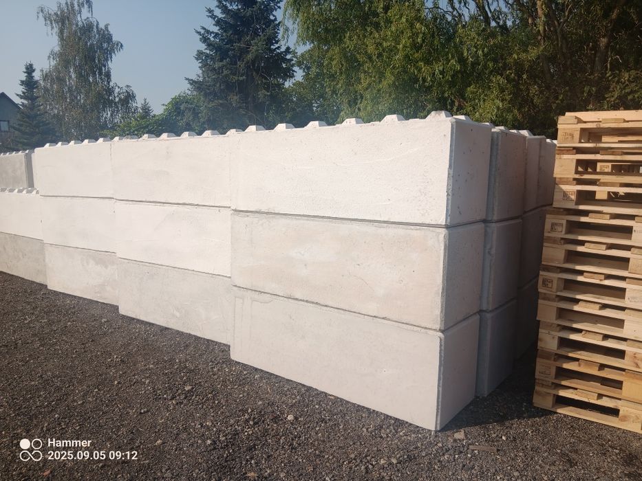 Bloki betonowe 180x60x60 lego