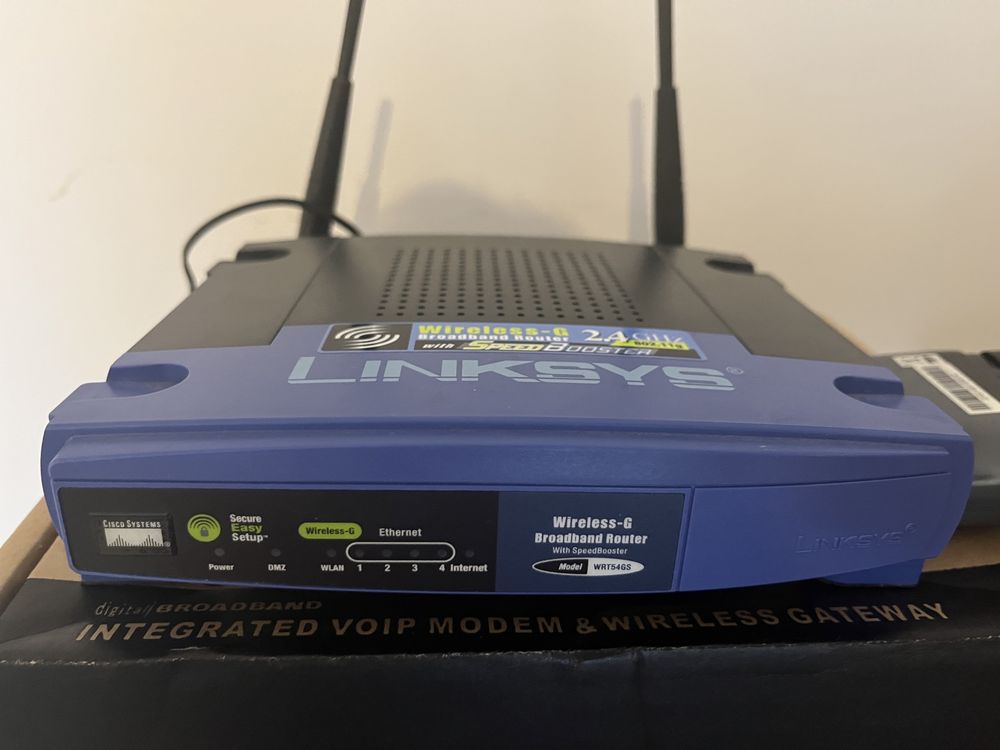 Linksys wireless g wrt54gs router