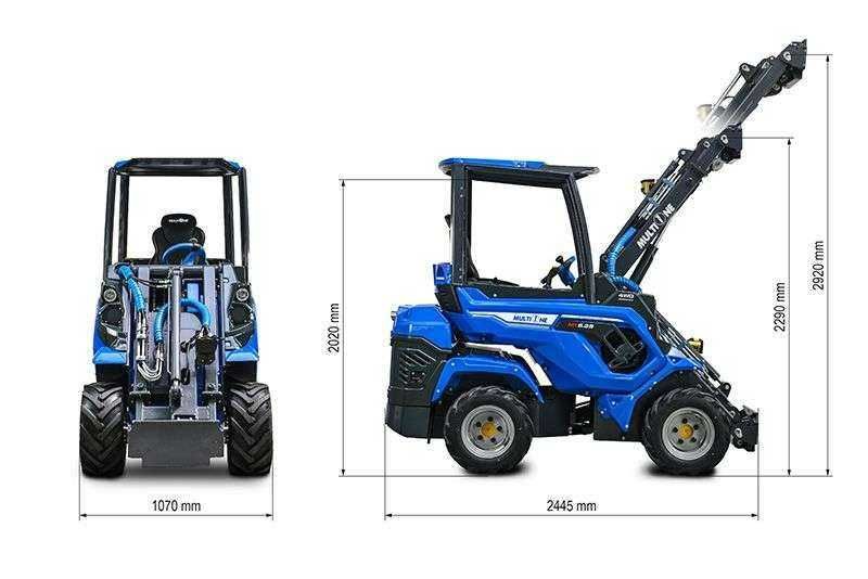 Wynajme, wypozycze miniladowarka multione 6.3S  avant bobcat
