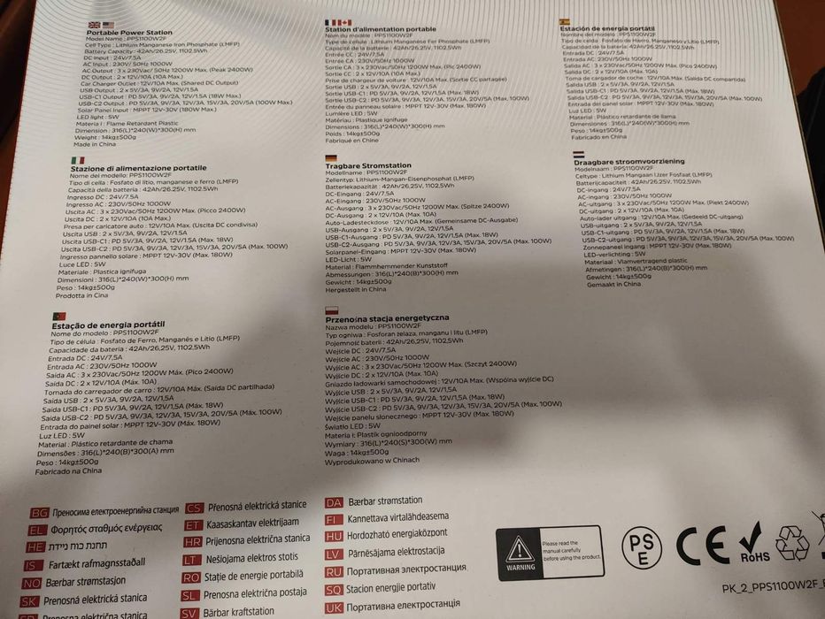 Станція БПЖ Energizer 1200 ватт