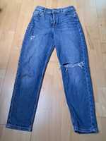 Spodnie jeans H&M relaxed high waist rozmiar 146
