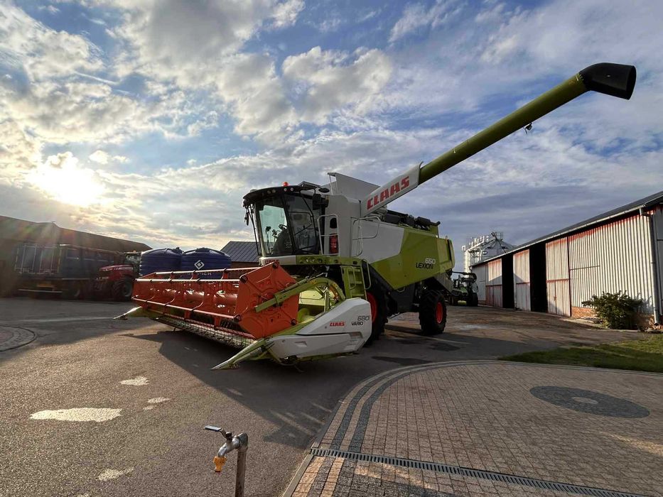 CLAAS LEXION 650 heder V680 n.typ+kosy+ wózek.850/1550mth-2000ha 2016r