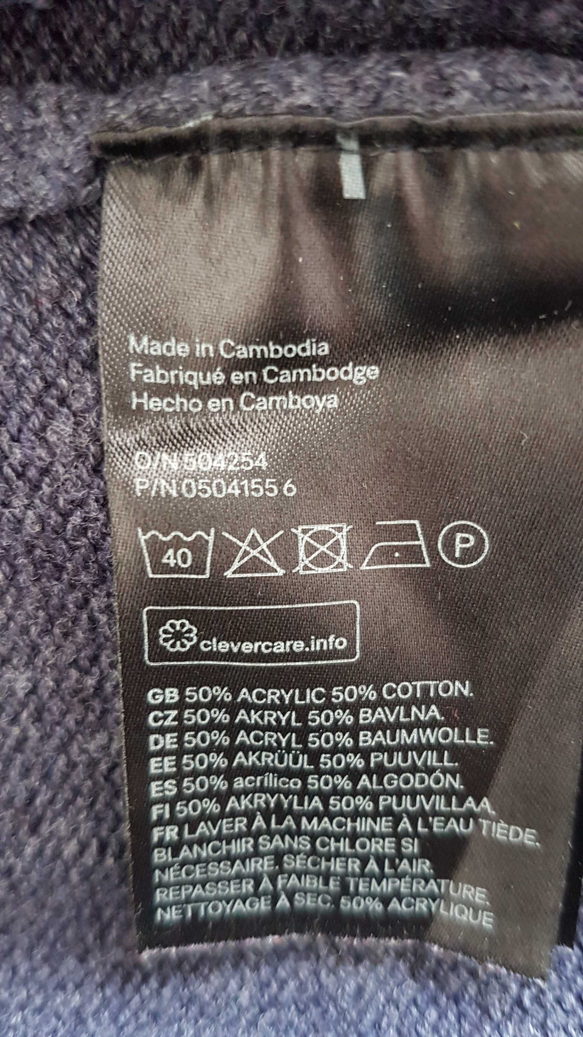 Светр пуловер реглан с вязкой H&M Basic