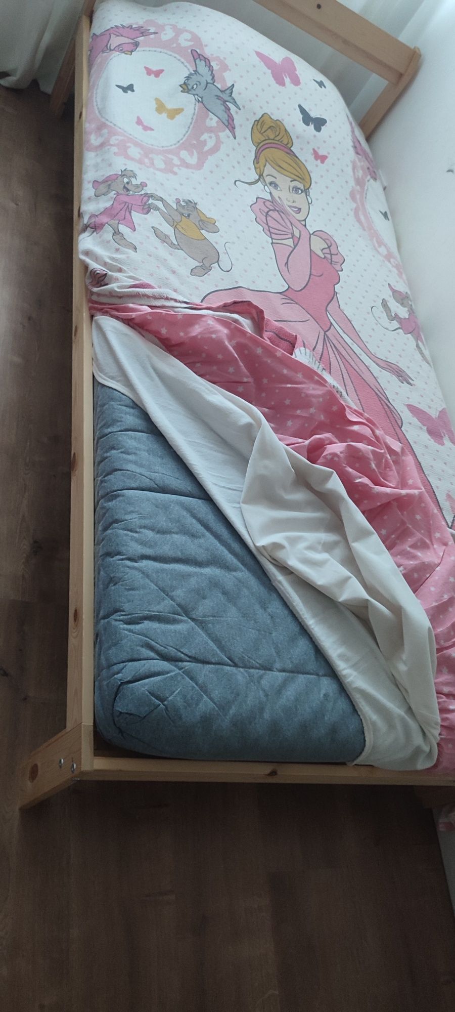 İkea Cama frame board e colchão 3-em-um