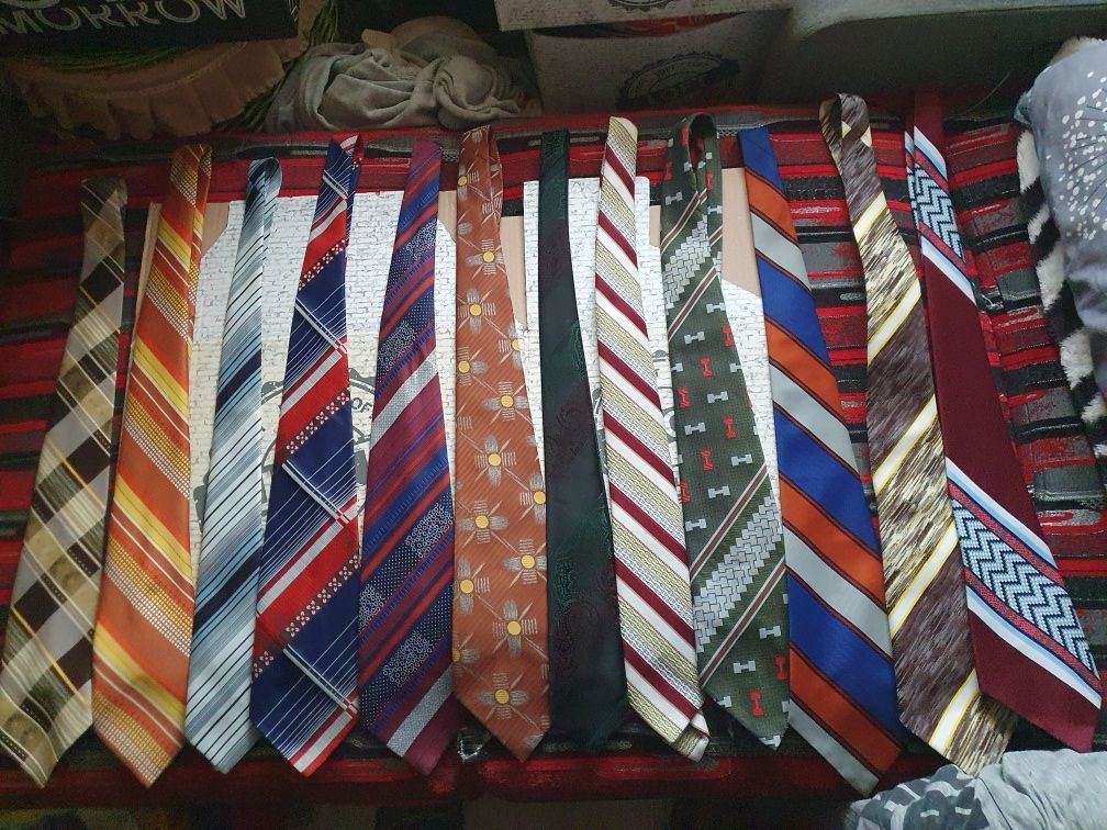 Komplet krawatów PRL