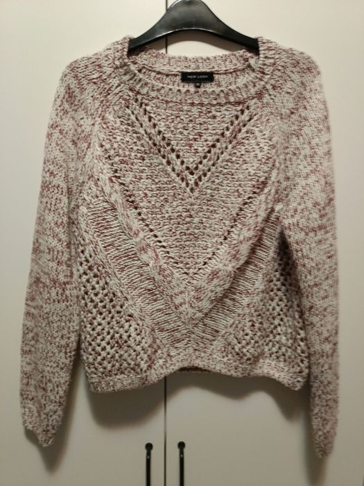 Krótki ciepły sweter