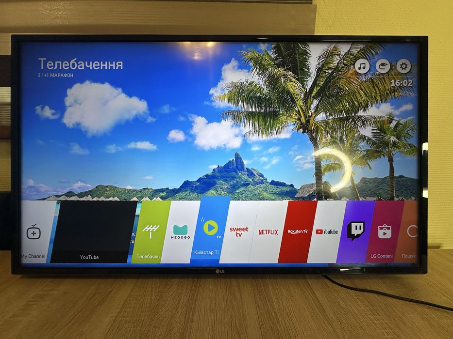Телевізор LG, 43 дюйми. Телевизор LG, 43дюймов