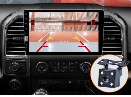 Radio 1 DIN EKRAN 9" Carplay android auto BT mirror link 4X55 W MOSFET