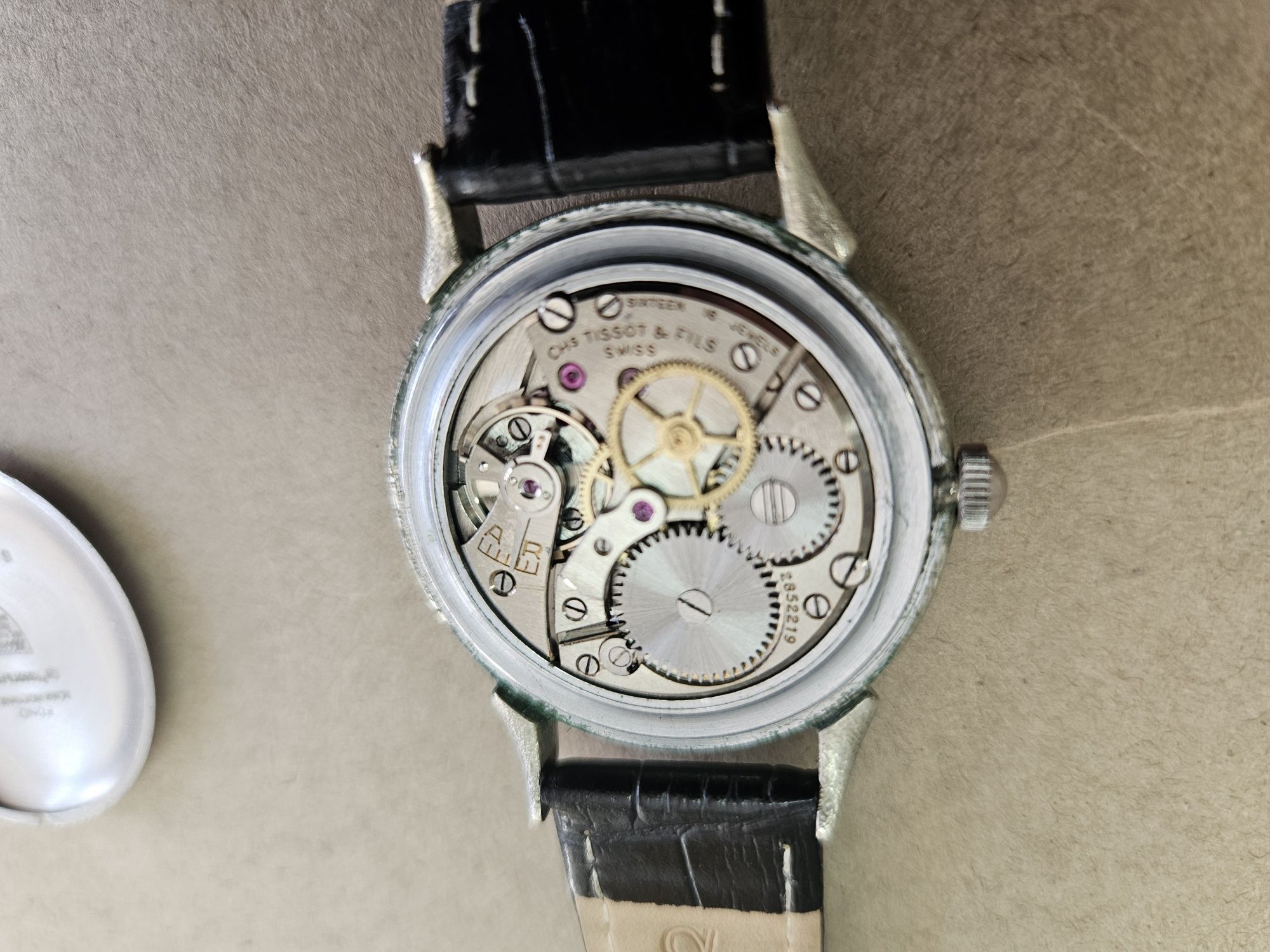 Zegarek Tissot lata 50 po serwisie