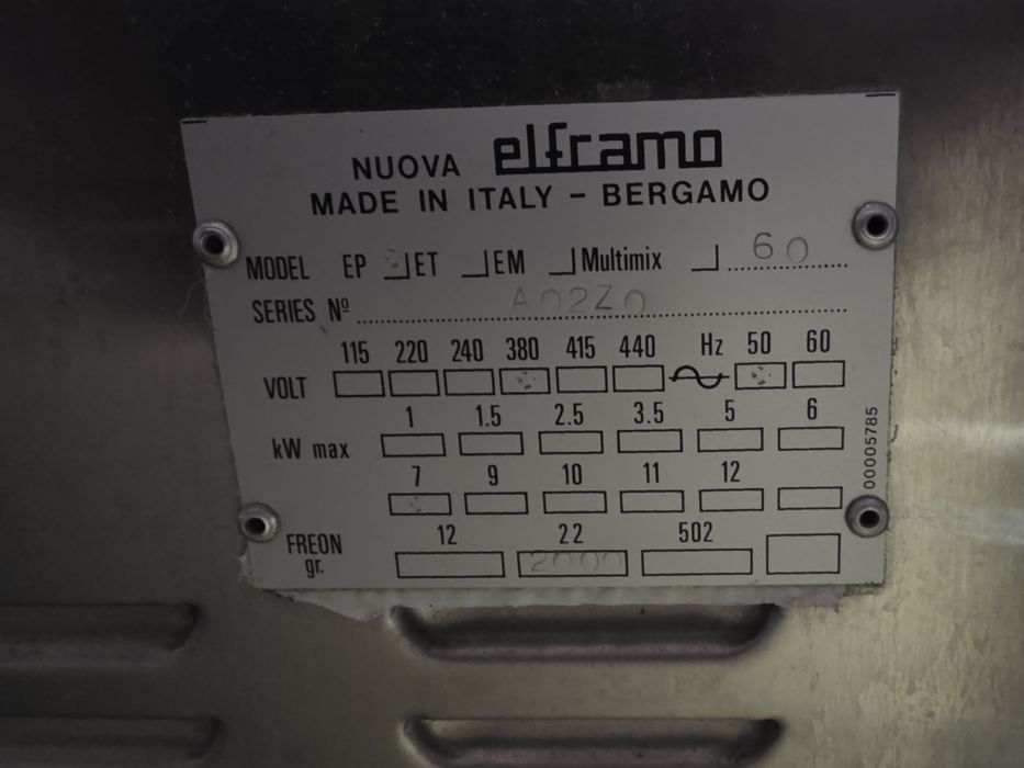 Pasteryzator do lodów Elframo ep60 ht