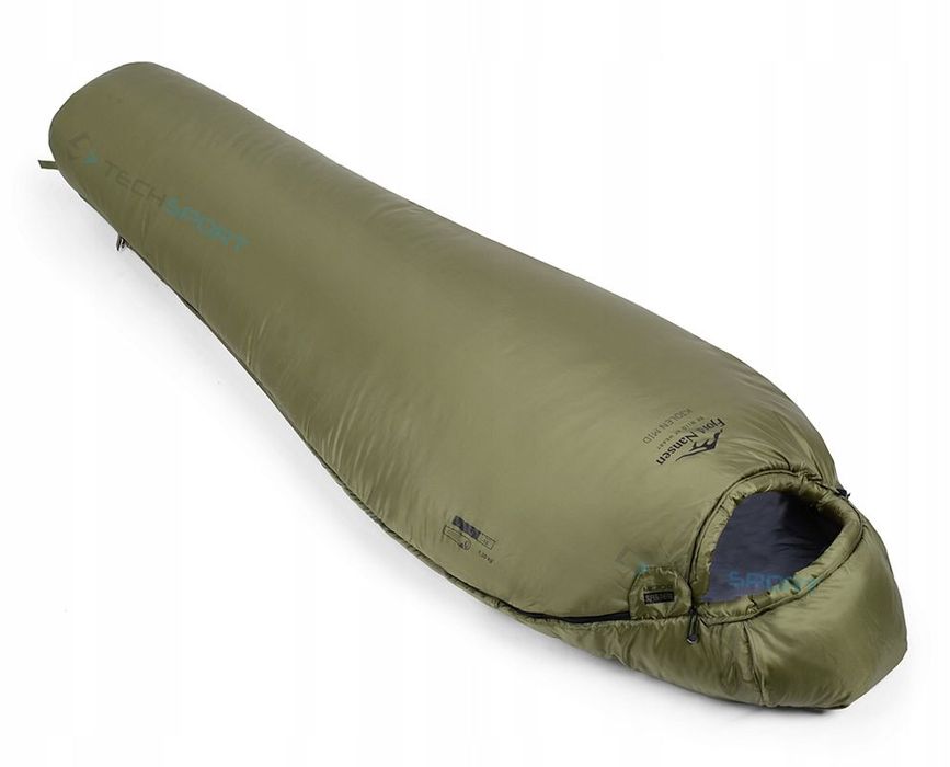 Fjord Nansen Spiwór Kjolen Mid | Oliwkowy | Do -16st | 1,3kg | Prawy