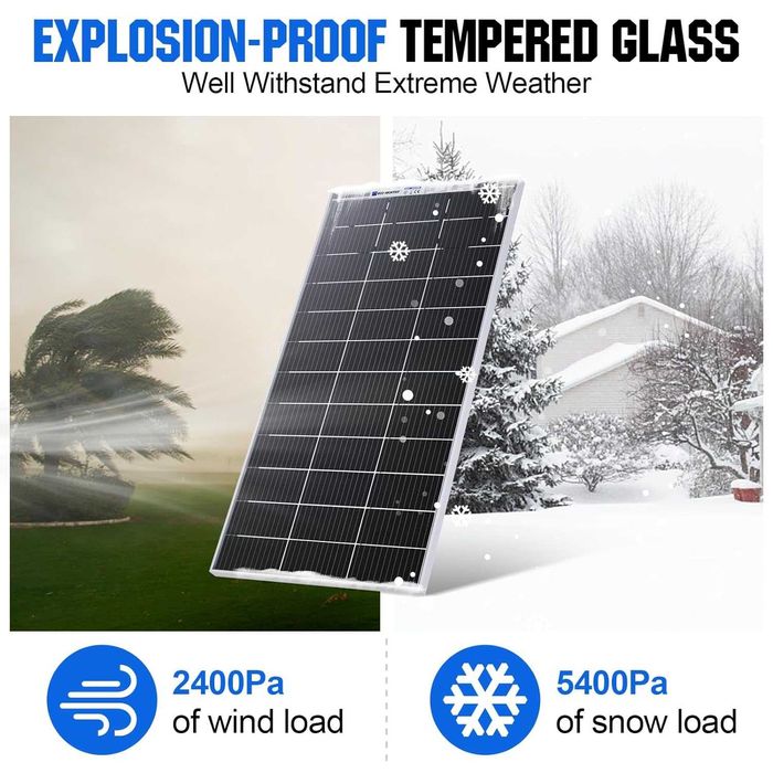 Nowy dwufazowy panel słoneczny / 390W / 2SZT / ECO-WORTHY !8658!