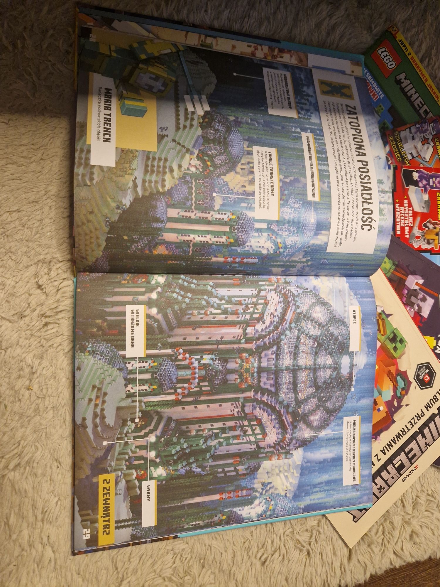 Minecraft niesamowite bazy budowle pobudzające wyobraźnię gratis