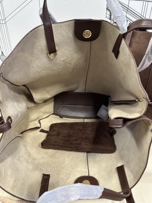 Велика Замшева сумка  з гаманцем