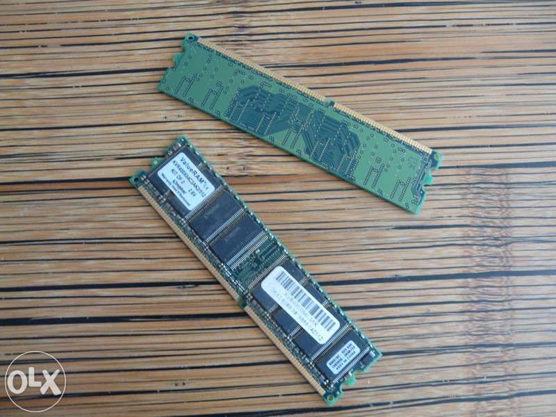 Memórias Kingston 512mb (2x256mb dual-channel) ddr 400mhz (pc 3200)