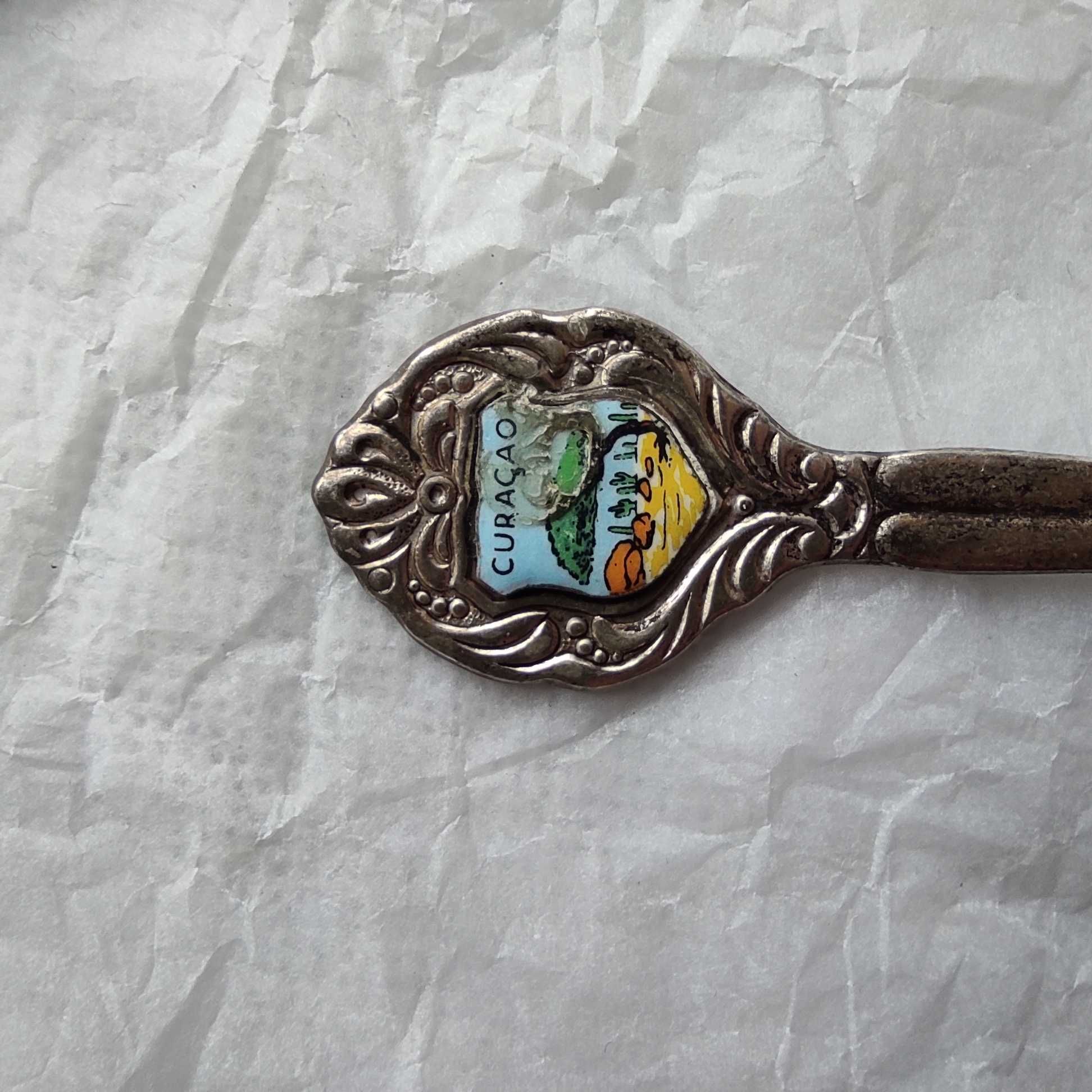 Curaçao łyżeczka kolekcjonerska vintage