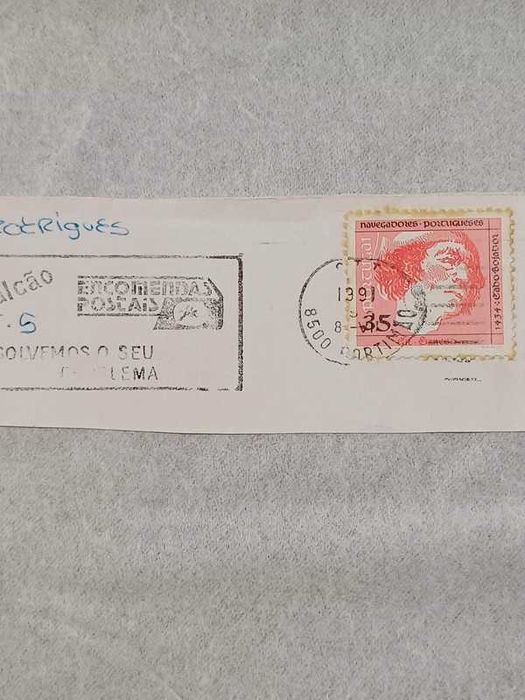 Conjunto de 8 de selos portugueses
