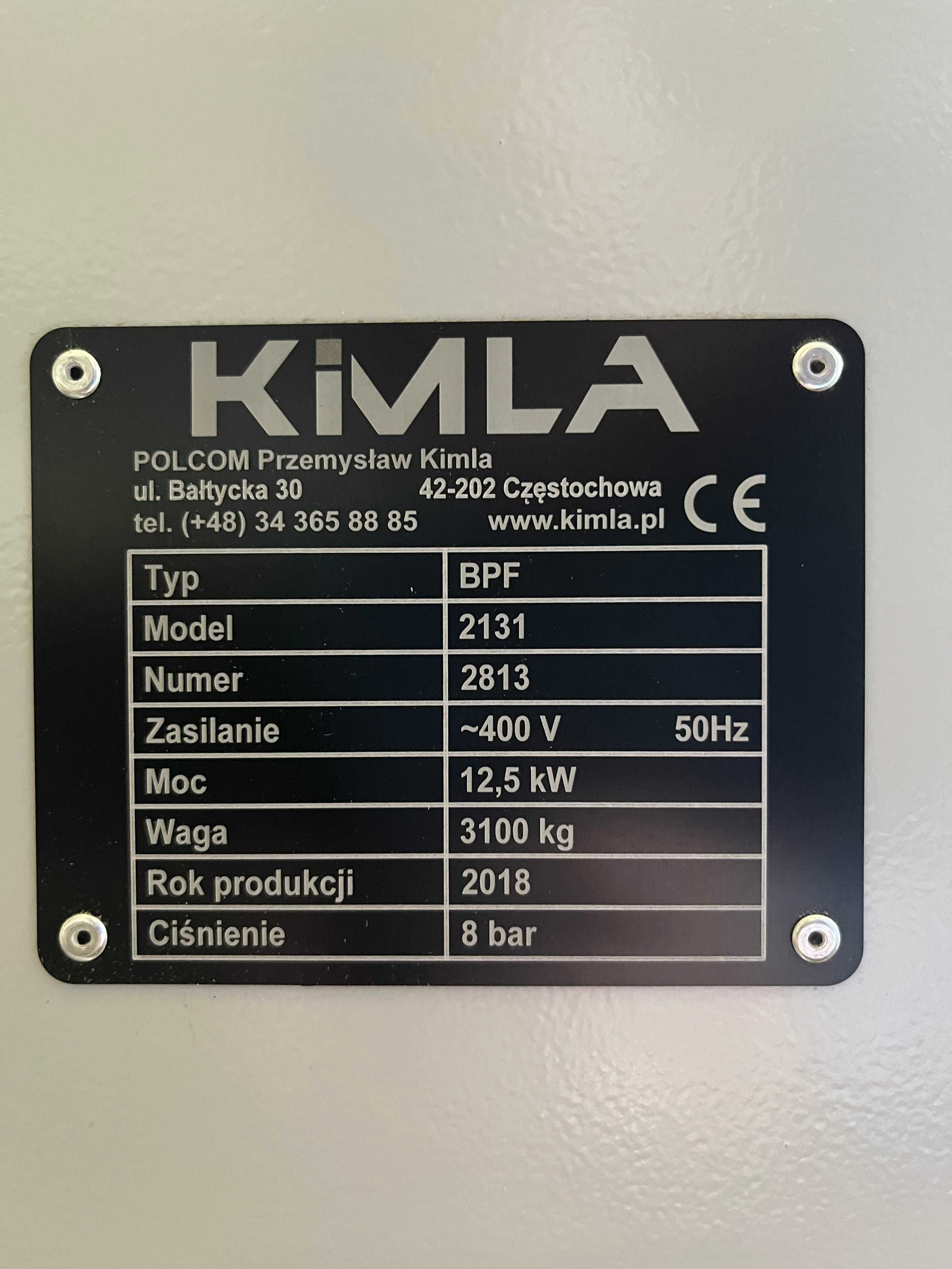 Bramowy ploter przemysłowy KIMLA BPF2131 Tubes