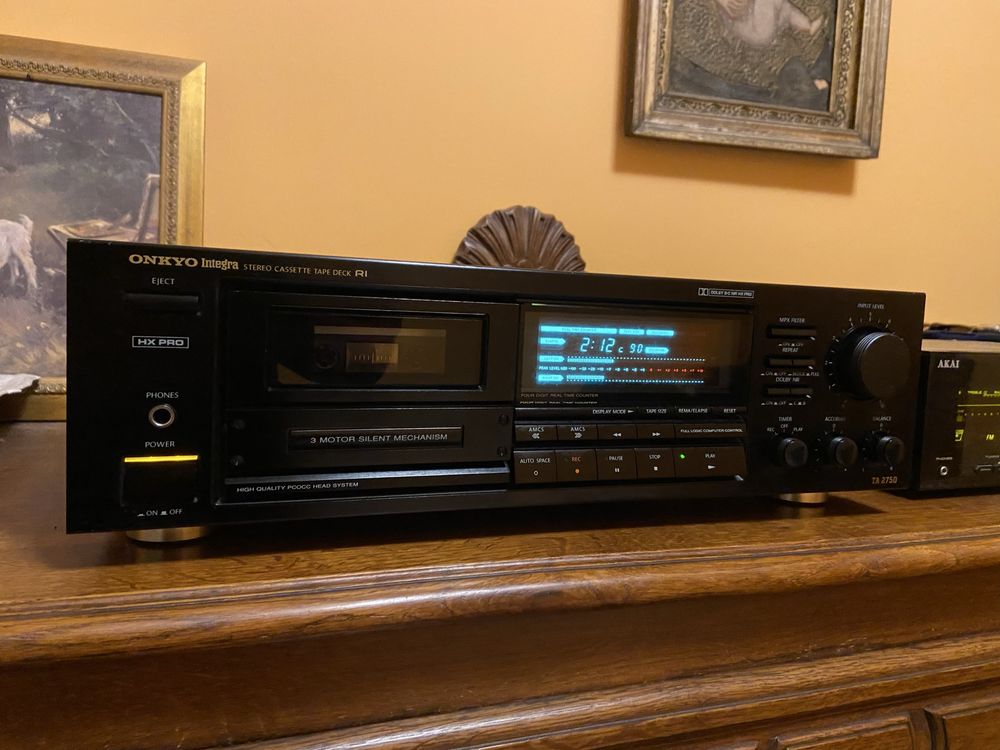 Magnetofon Onkyo Integra TA-2750, 3 silniki, nowe paski, made in japan