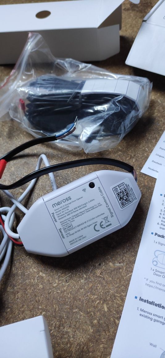 2 szt Sterownik Napędu bram garażowych Meross MSG100 pilot smart wi fi