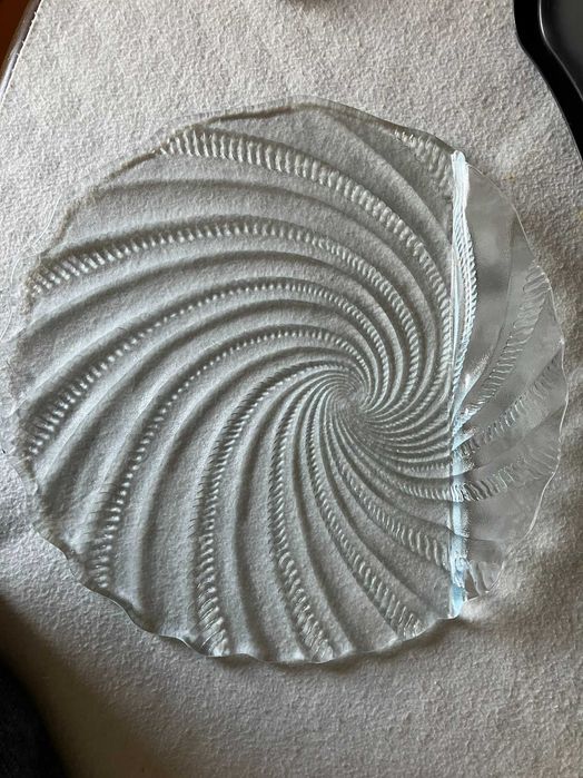 Pratos de vidro para bolo